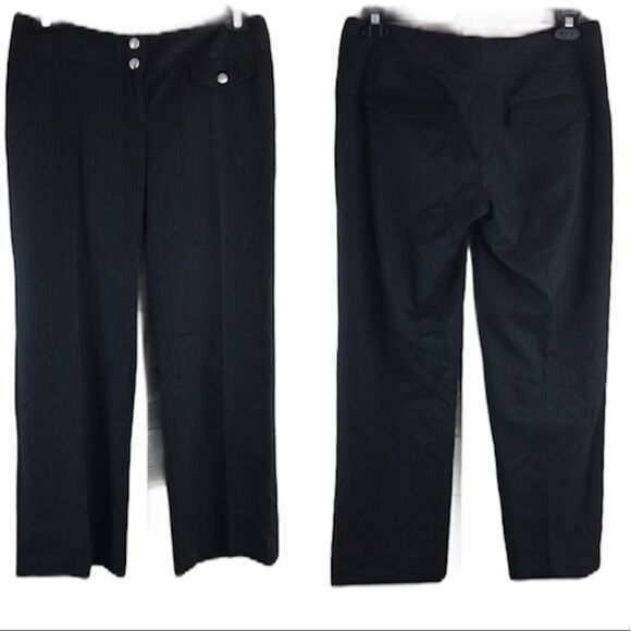 MICHAEL Michael Kors Pants - Michael Michael Kors Dark Gray Pin Stripe Pants